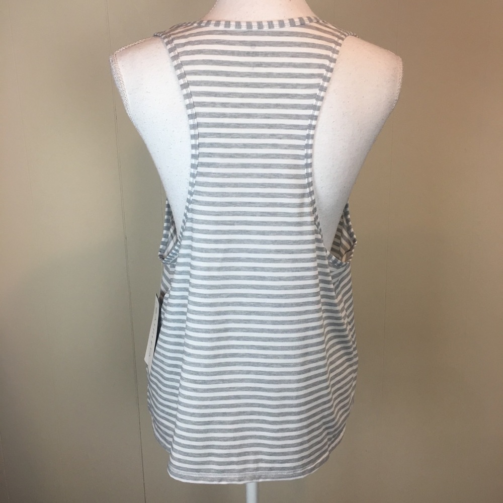 Athleta Tank XLarge Stripe Essence Low Tank* - Picture 4 of 7
